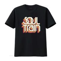 Soul Train Retro Vintage 70's Funk Disco Dance Music TV Show Men's T Shirt Slightly graphic de XXXXL black