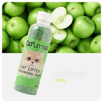 Aromatinis kačiuko tualeto valymas, dezodoravimas, kačių kvapo šalinimo karoliukai, kačių kraiko dezodoravimo karoliukai (as the picture,Apple Fragrance) green