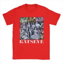 Fashion KATSEYE Gnarly Kpop T-Shirt for Men Round Neck Cotton T Shirt  Short Sleeve Tee Shirt Summer Clothes S gray