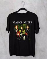 Malice Mizer Band Sur TV Shirt Classic Black Men Unisex Unisex T-Shirt S white