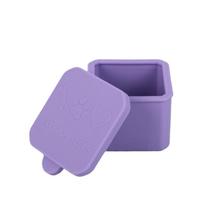 1/3 vnt. Silikoninė maisto dėžutė Raudona/Rožinė/Violetinė/Žalia/Oranžinė/Mėlyna 2/4 colio Užkandžių dėžutės Pietų dėžutės Dėžutės Vaikams blue