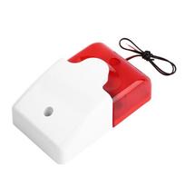 Balso apsaugos nuo įsilaužimo sistema Garso signalizacija Mirksi šviesa Garsas Laido sirenos apsaugos signalizacija 12V red
