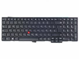 Tradebit Vokiškas DE QWERTZ klaviatūra, skirta Lenovo ThinkPad T540/T540p/T550/T560/W540/W531/E540/L540/L560 (Nėra foninio apšvietimo)