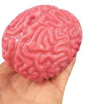 Brain Stress Balls Resistance Fidget Toys Sensory Stress Relief Anxious Therapy Toys Rebound Pinch Squeeze Ball For Kids aldult pink