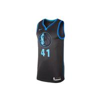 Nike NBA Dirk Nowitzki City Edition Swingman - Dallas Mavericks Black Men's AJ4604-060 S gray