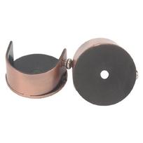 Elegantiškas karnizo laikiklių rinkinys 28 mm skersmens strypams. Puikiai tinka naudoti namuose. Tinka vidutinio ir sunkaus svorio užuolaidoms. gray