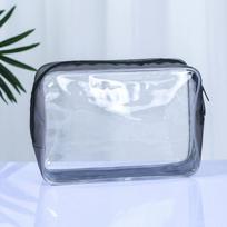 Colorful Transparent Cosmetic Bag Women Makeup Bag Pvc Jelly Wash Bag Large Capacity Travel Cosmetics Organizer Makeup Pouch as the picture purple
