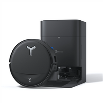 Ecovacs Robotic Vacuum Cleaner | DEEBOT T80S OMNI BLACK | Wet and Dry | 6400 mAh | 24800 Pa | Black
