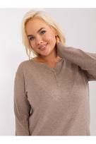 Megztinis, tamsiai smėlio spalvos XL/XXL