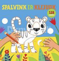 Spalvink ir klijuok. Tigras