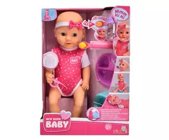 Lėlė SIMBA New Born Baby Hungry Baby 38 cm – tikroviška naujagimio lėlė, 38 cm