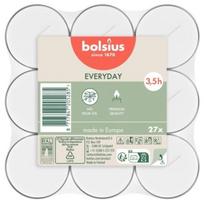 Žvakė, arbatinė Bolsius Everyday, 3.5 h, 27 vnt., balta sp.