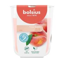 Žvakė, aromatinė Bolsius True Scents Peach, 24 h, oranžinė sp.