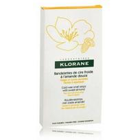 Klorane Cold Wax Small Strips depiliacinės juostelės veidui ir jautrioms vietoms - 6 vnt.