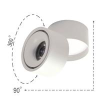 Taškinis paviršinis LED šviestuvas 10W Baltas