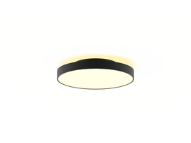 Lubinis LED šviestuvas Corona 36W žemyn +12W aukštyn, Juodas