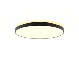 Lubinis LED šviestuvas Corona 60W žemyn +18W aukštyn, Juodas, dimeriuojamas