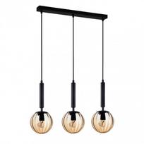 Pakabinamas šviestuvas Ravena  PND-2324-3L BK+AMB