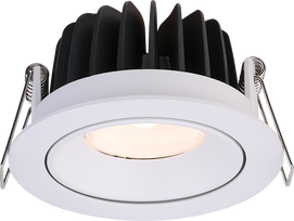Dimeriuojamas Įleidžiamas  LED šviestuvas NOBLE R1028, 10W, 3000K, 36°, garantija 10 metų
