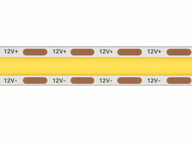 COB LED juosta COB65, 400D, 12V, 10W, 3000K, 5mm, IP20