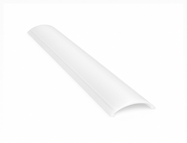 LED profilio VLT-XT-407 sklaidytuvas, 3000mm, spalva: balta