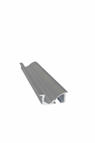 LED profilis VLT-WM-56, 3000mm, spalva: sidabro