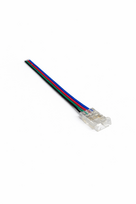 Jungtis RGB LED juostoms 10mm, laido ilgis 10cm