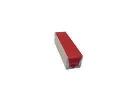 Silikoninis LED profilis 16x16mm, spalva: raudona