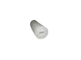 Silikoninis LED profilis D16 mm, spalva: balta