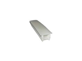 Silikoninis įleidžiamas LED profilis 10x10 mm, spalva: balta