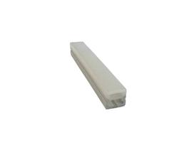 Silikoninis LED profilis 8x8 mm, spalva: balta