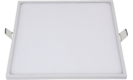 LED panelė (SLIM) įmontuojama kvadratinė 8W, 16W, 22W, 30W, 3000K, 4000K, IP44 - 22w - 3000k