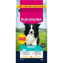 Eukanuba Dog Adult Medium Chicken 15+3 kg | 113952 | 8710255210131