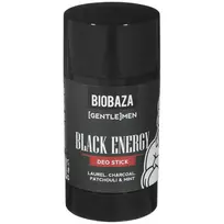 Biobaza, Black Energy, Natural Ingredients, Refreshing & Protecting, Fresh & Green, Deodorant Stick, For Men, 50 ml