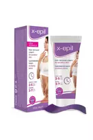X-Epil, X-Epil, Silky Finish, Hair Removal Cream, For Sensitive Skin, For Underarms & Bikini Area, 40 ml