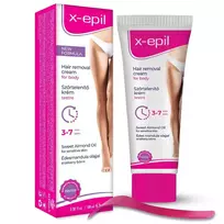 X-Epil, X-Epil, Silky Finish, Hair Removal Cream, For Sensitive Skin, 100 ml