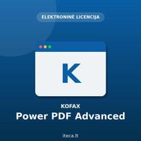 Kofax Power PDF Advanced 2025 – PDF redaktorius (ESD, neribota licencija)