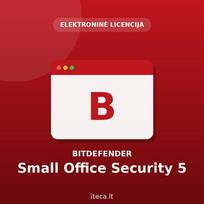 Bitdefender Small Office Security – 5 įrenginiai, 1 metai (ES licencija, ESD)