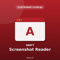 ABBYY Screenshot Reader – teksto atpažinimas iš ekrano (ESD, neribota licencija)