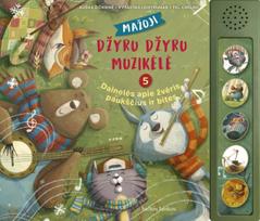 Mažoji džyru džyru muzikėlė. 5 dainelės apie žvėris, paukščius ir bites (knyga su defektais) - Aušra Žičkienė, Vytautas Leistrumas