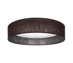 Brilagi - reguliuojamas LED šviestuvas (SMD), didelis, 24W/230V, 3000–6000K, Ø 45 cm, rudas, su nuotolinio valdymo pulteliu