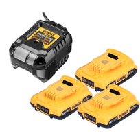 DCB1102D3 DeWALT 18V akumuliatorių ir kroviklio rinkinys (3x2.0 Ah)