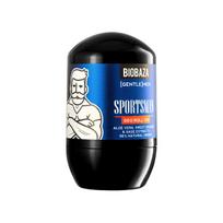 Biobaza Sportsman Natural Ingredients Refreshing Orange & Sage Deodorant Roll-On For Men, 50 ml