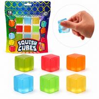 Anistresinių mini kubelių rinkinys „Squish Cubes”, 12 vnt.