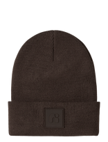 Name It - Nmnmalik Knit Beanie Badge1 - Kepurė - Ruda