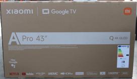 SALE OUT. Xiaomi QLED TV A Pro 2026 43" | SALE OUT. | Xiaomi QLED TV A Pro 2026 | 43 | Smart TV | Google TV | UHD | Dark Gray | DAMAGED PACKAGING