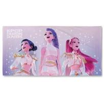 K-POP Demon Hunters Girls vonios rankšluostis 70x140 cm, 100% medvilnė