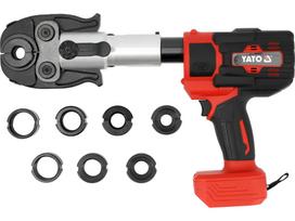 Akumuliatorinis PEX-AL-PEX vamzdžių presas YATO | U/TH 16–32 mm | 18 V | 32 kN (YT-21734)