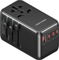 Vention Adapter with Vention 100W charger 1xUSB-A 3xUSB-C