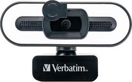 Verbatim Webcam mit Mikro+Licht AWC-02 Full HD 1080p Autof retail